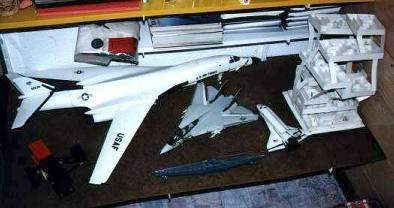 plastic plane models