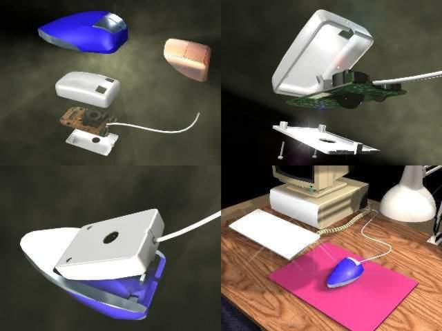 3dmax renderings of the mouse
